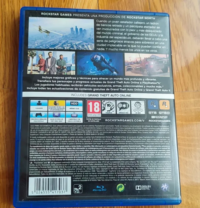 PS4 Grand Theft Auto V