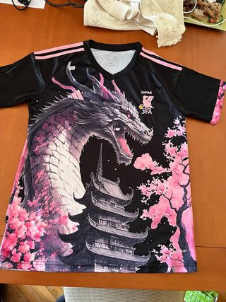 Camiseta Adidas Fútbol Dragón Japón Talla M