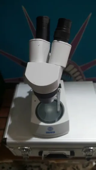 Microscopio Estereoscópico con Maletín