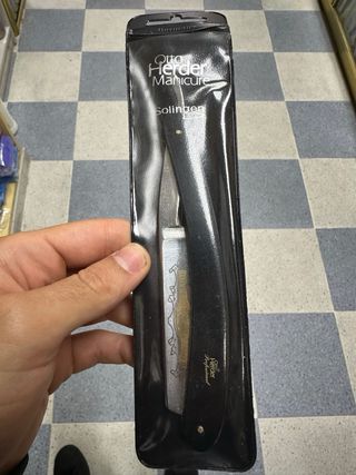 Navaja de barbero Solingen Profesional