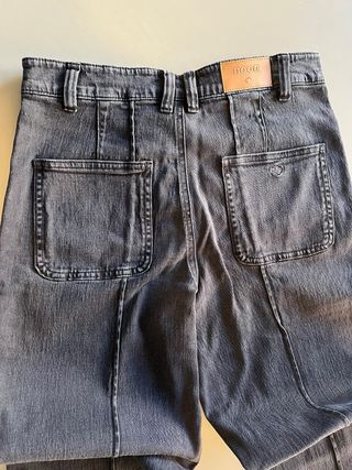 Pantalón Noon Talla 40 Negro Antracita