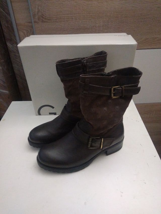 Stivali Gaudi marroni con fibbie