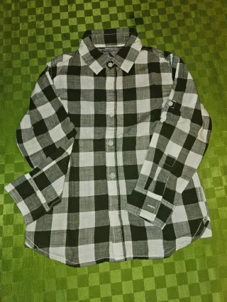 Camicia a quadri bambino tg 6/7 anni altezza 122 
