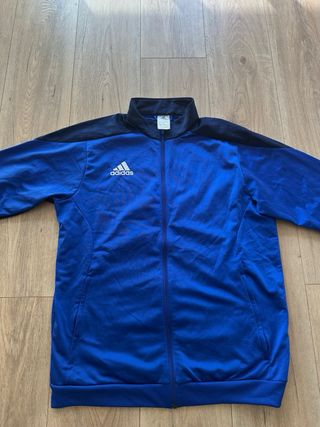 Chaqueta Adidas Retro Azul y Negra