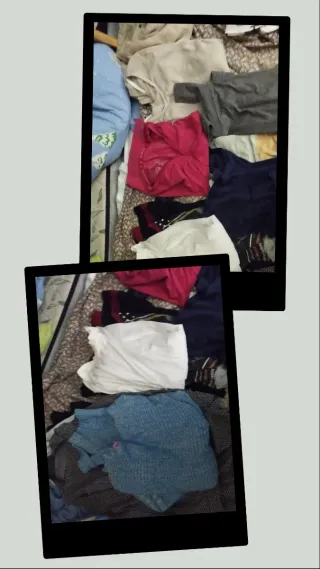 Set di abbigliamento per ragazze taglia S/M - 2 borse