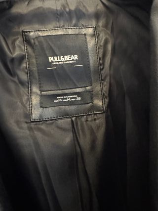 Chaqueta efecto piel Pull&Bear Talla M
