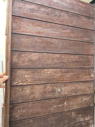 Puerta de madera Iroco