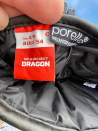 Guantes Moto Invierno Cuero Negro