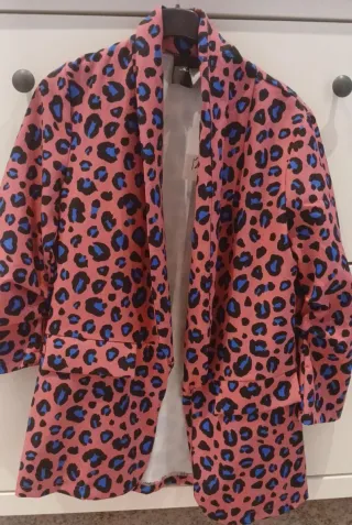 Blazer da donna con stampa animalier