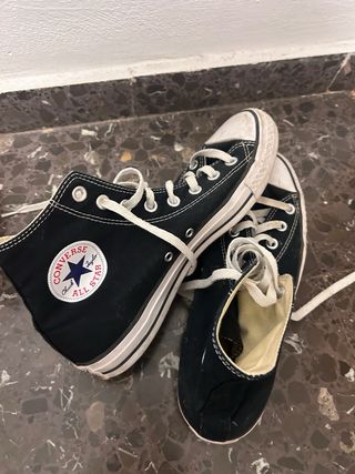 Converse Bota Alta Negra originales