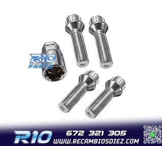 TORNILLOS ANTIRROBO LARGOS 12X125 CÓNICO