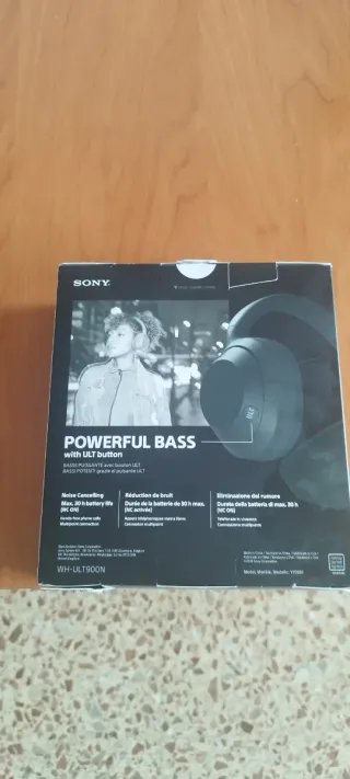 Auriculares Sony WH-ULT 900 N/HC Bluetooth Nuevos