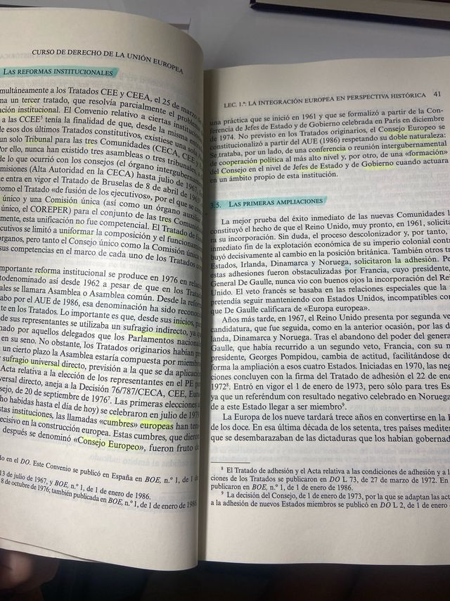 Curso de Derecho de la Unión Europea.