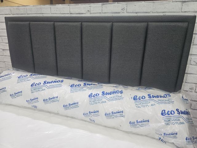 Cama Matrimonio con Cabecero y Colchón