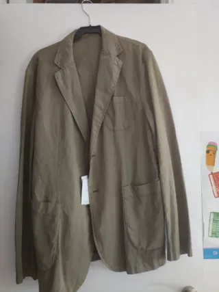 Americana hombre de lino