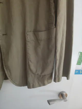 Americana hombre de lino