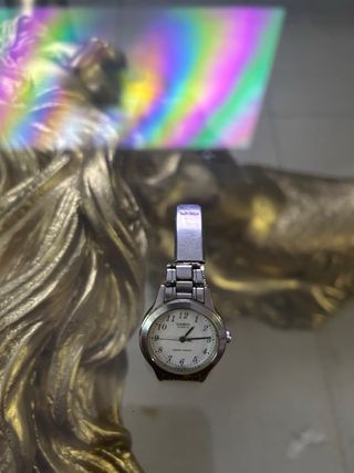 Reloj Casio Plata y Blanco
