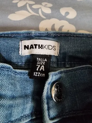 Pantalones vaqueros niña T7 (122cm)