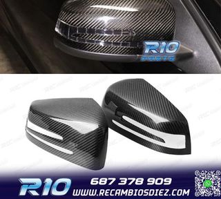 CARCASAS ESPEJOS RETROVISORES CARBONO MERCEDES CLASE A B C E