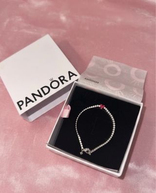 Pulsera Pandora Plata y Circonitas