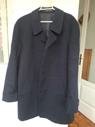 Abrigo de lana Steinbock azul