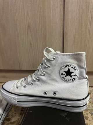 Converse Blancas Caña Alta