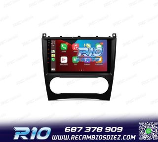 RADIO GPS ANDROID 13 PARA MERCEDES CLASE C W203 CLK W209 G W