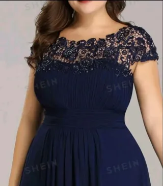 Vestido de fiesta azul