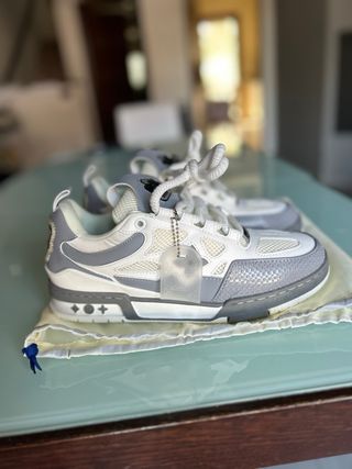 scarpe skate Grigio Bianco