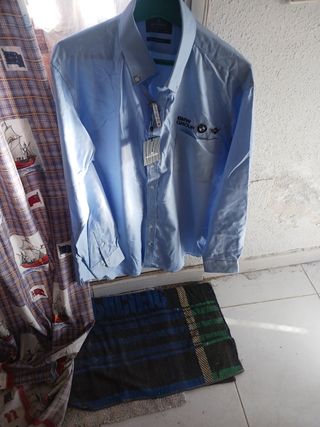 Camisa BMW Azul Claro Nueva Talla L