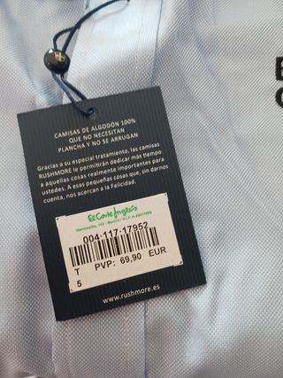 Camisa BMW Azul Claro Nueva Talla L