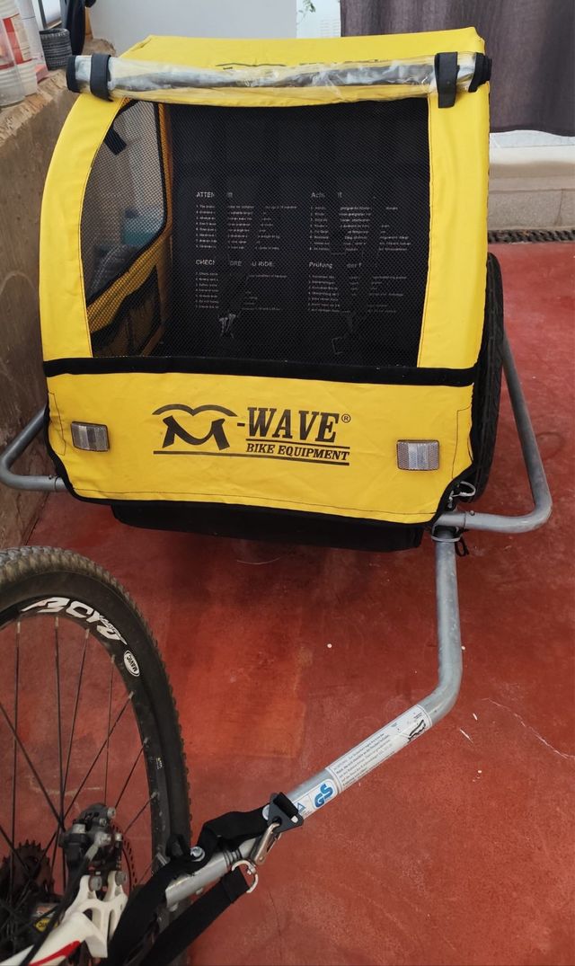 Carro remolque bici M-Wave