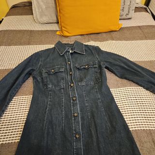 Vestito lungo in denim