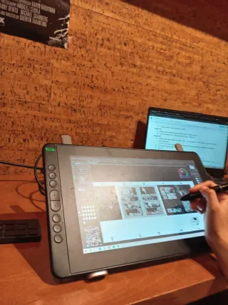 Huion Kamvas 13 Tableta Gráfica Negra