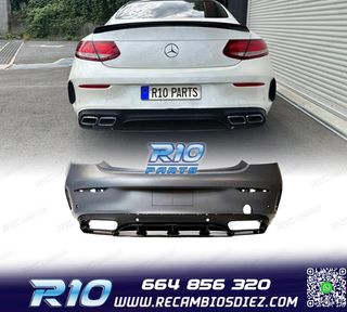 PARAGOLPES TRASERO MERCEDES CLASE C W205 2P 14-20 LOOK AMG
