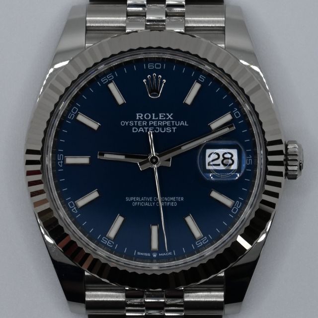 Rolex Datejust 41mm esfera azul