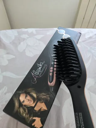Cepillo Alisador Alessandra Ambrosio Negro/Dorado