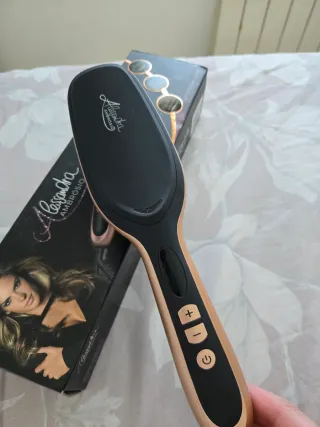 Cepillo Alisador Alessandra Ambrosio Negro/Dorado