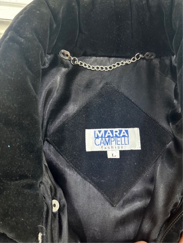 Cappotto Mara Campielli Nero Taglia L