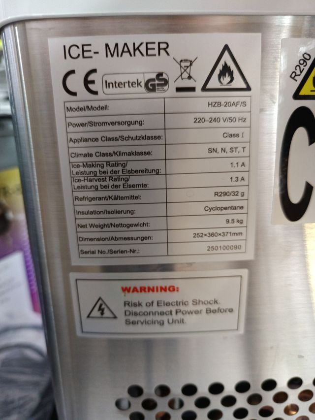 Máquina de Hielo Portátil