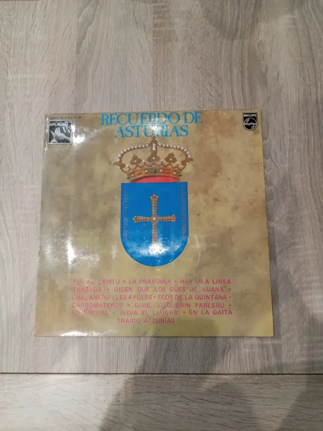 Recuerdo de Asturias Vinilo Folk