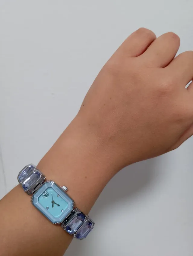 Reloj Swarovski Rectangular Azul