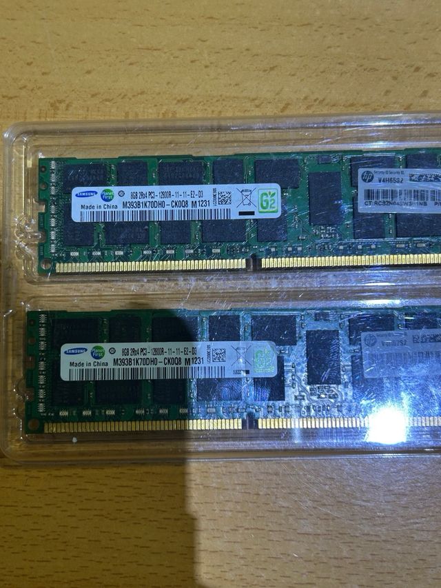 2x Módulos RAM Samsung DDR3