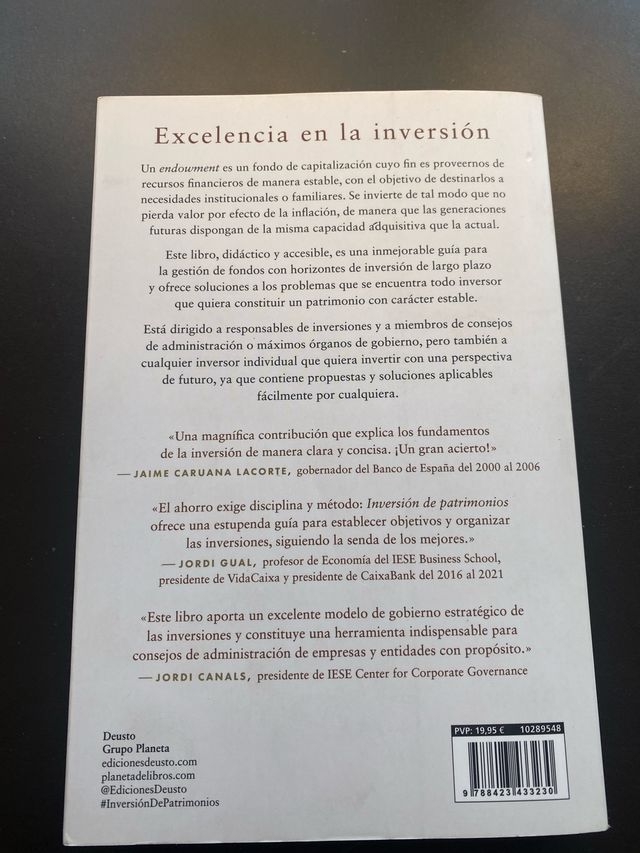 Inversión de patrimonios: Lecciones para invers...