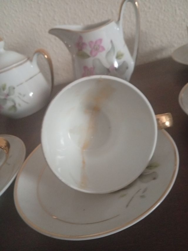 Juego de café porcelana vintage