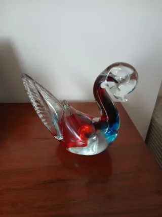 Pato de cristal Murano