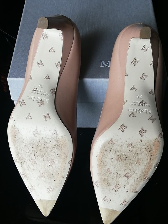 Max Mara Scarpe Finish N.38 Beige