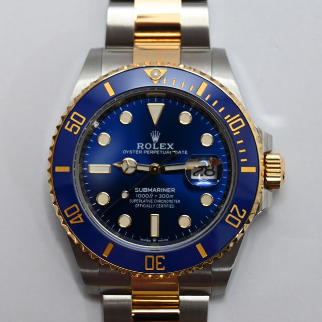 Rolex Submariner Acero y Oro Azul 41mm