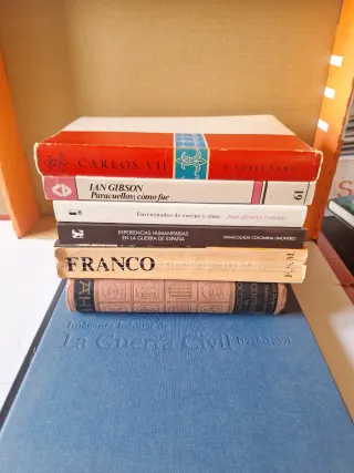 Set di libri sulla guerra civile in Spagna