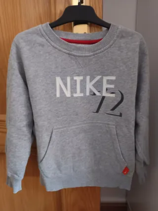 Sudadera Nike Gris con Logo 72